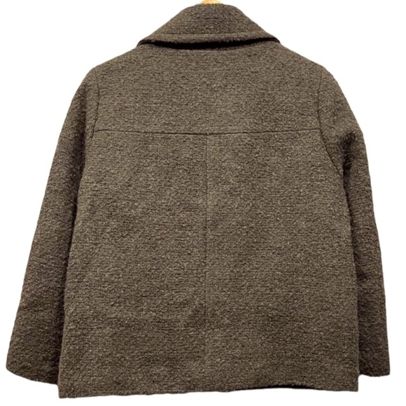 GAP brown boucle jacket size medium - Picture 2 of 8